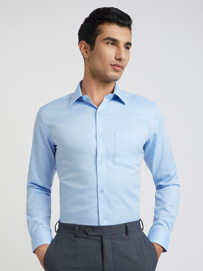 Design Spread Collar Cotton Formal Shirt